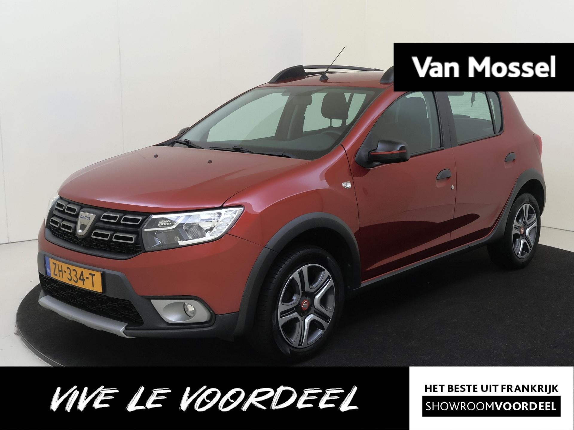 Dacia Sandero 0.9 TCe Tech Road | airco automatisch | Apple, Auto's, Dacia, 898 cc, Stof, Euro 6, Start-stop-systeem