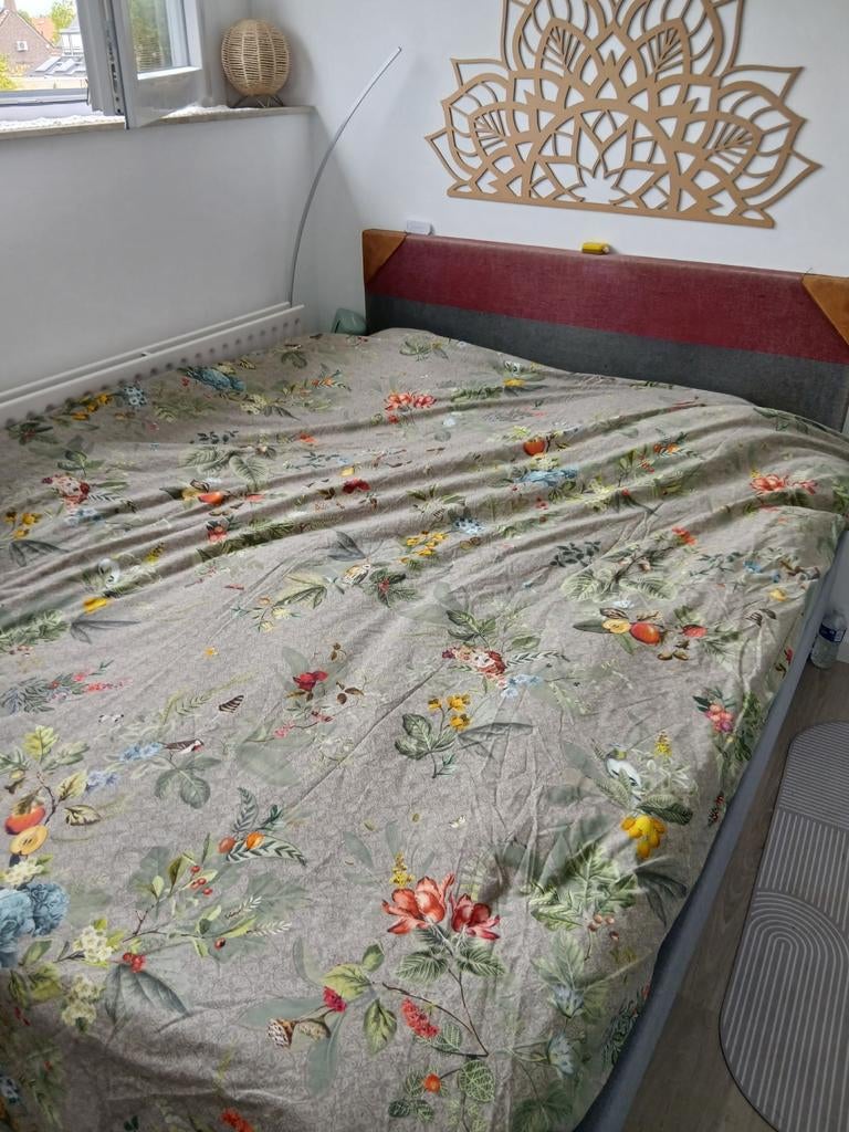 Pip Studio Dekbedovertrek 200x220 - Bloemen & Vogels, Ophalen of Verzenden, Zo goed als nieuw, Overige kleuren, Dekbedovertrek