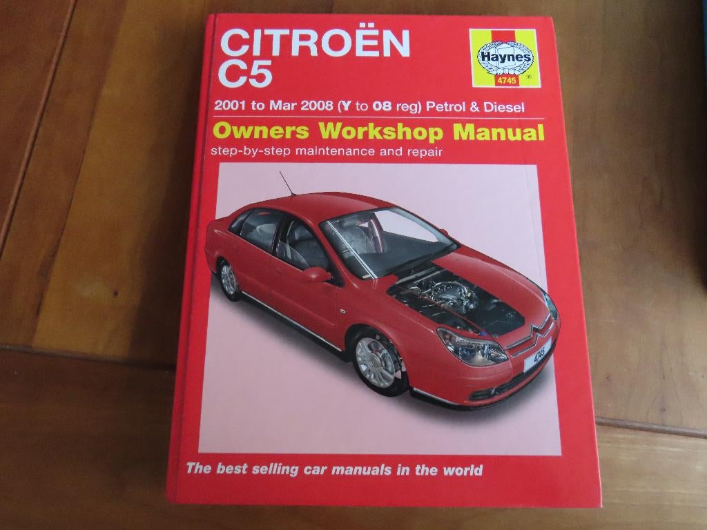 Haynes workshop manual Citroen C5 benzine, diesel 2001-2008, Auto diversen, Handleidingen en Instructieboekjes, Ophalen of Verzenden