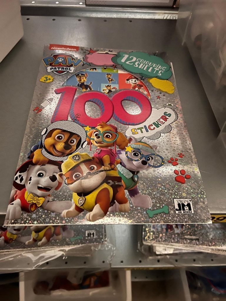PARTIJ paw patrol kleurplaten set in holografisch mapje, Ophalen of Verzenden, Nieuw