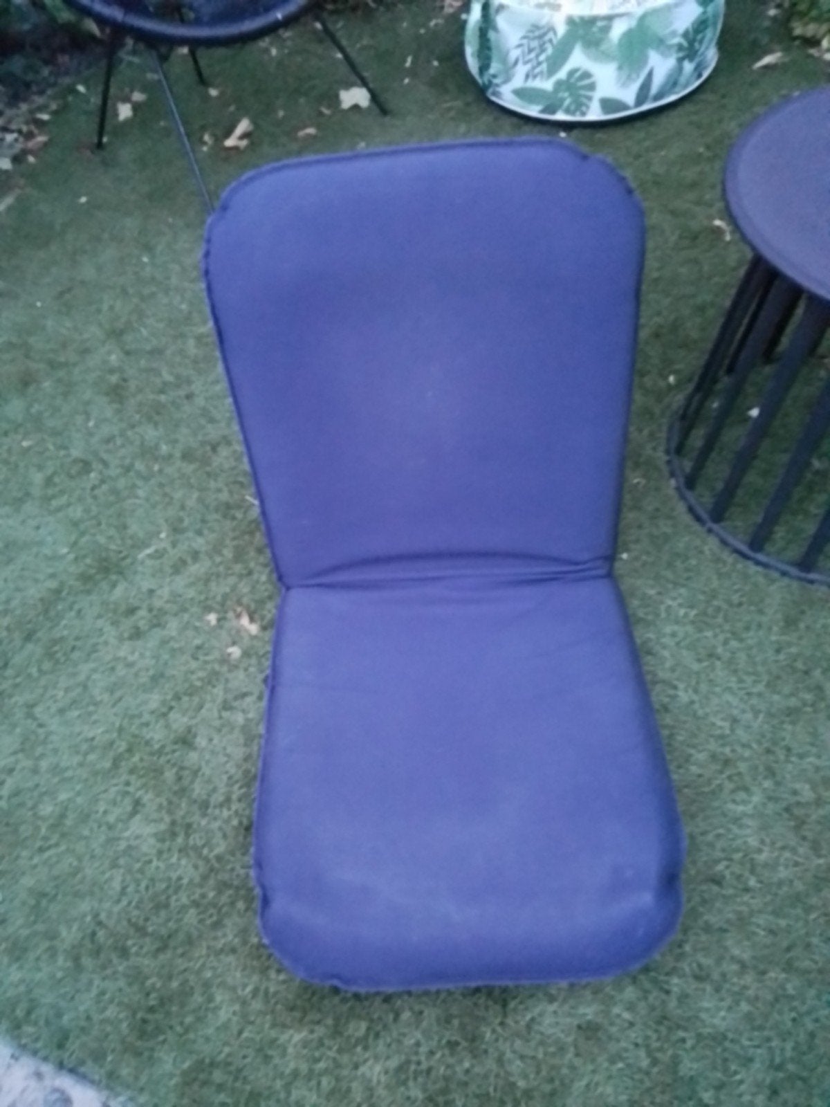 klikbare boot stoel voor op  het dek kleur blauw., Watersport en Boten, Accessoires en Onderhoud, Ophalen, Zo goed als nieuw, Interieur en Kussens