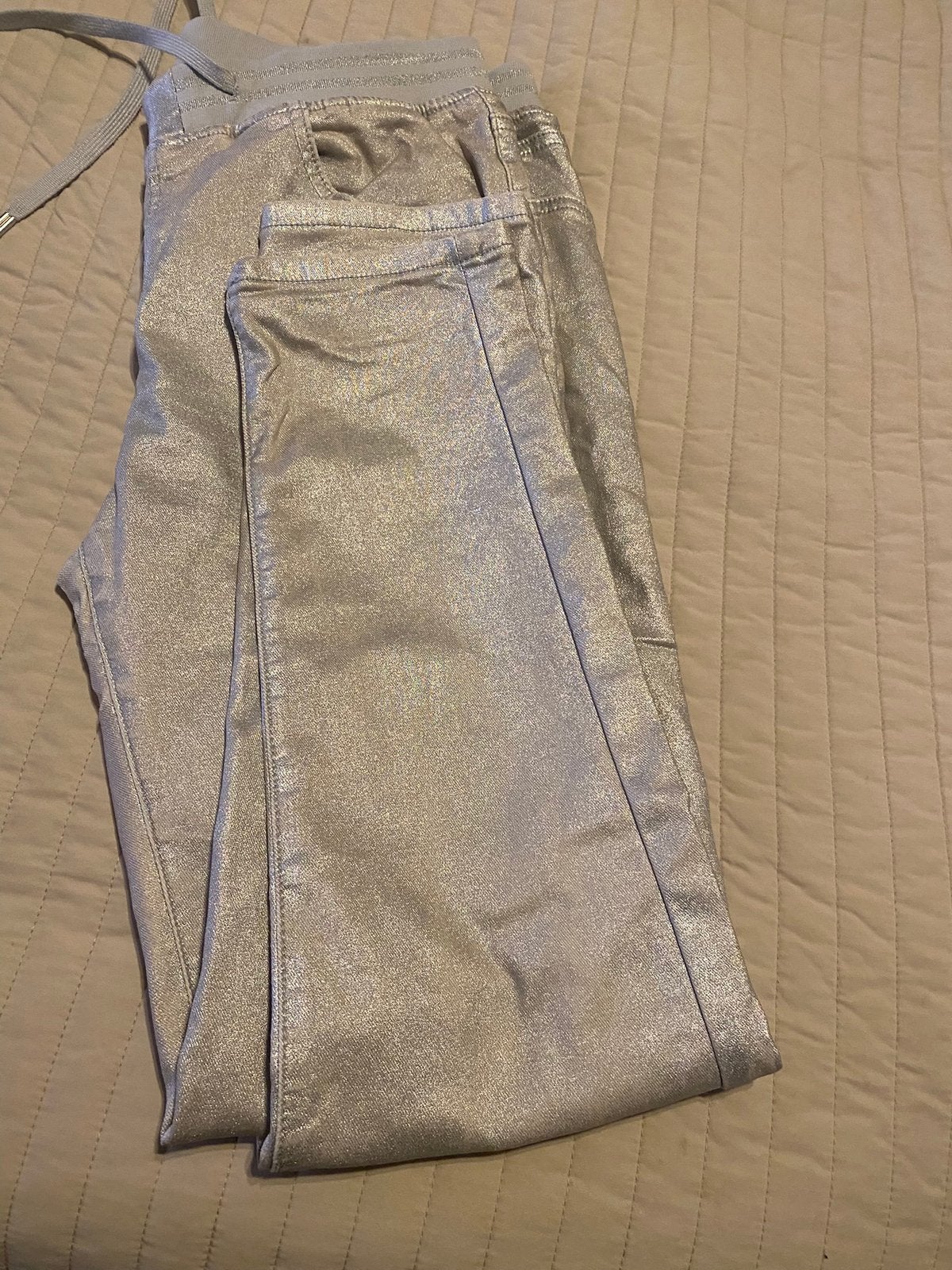Ziveren broek.  Maat l.   Merk zak&zoe. Paris, Kleding | Dames, Broeken en Pantalons, Ophalen of Verzenden, Zo goed als nieuw