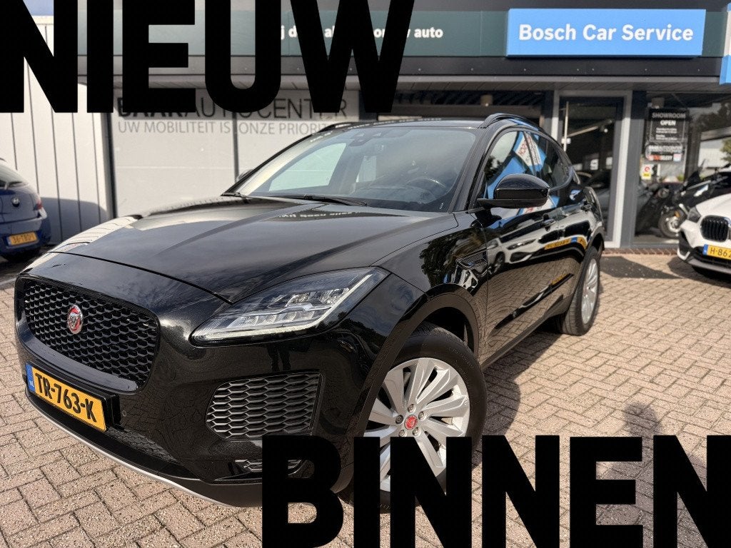 Jaguar E-Pace 2.0 P250 AWD HSE | 249PK | Panoramadak | Camer, Auto's, 12 maanden, 249 pk, 4 cilinders, Zwart