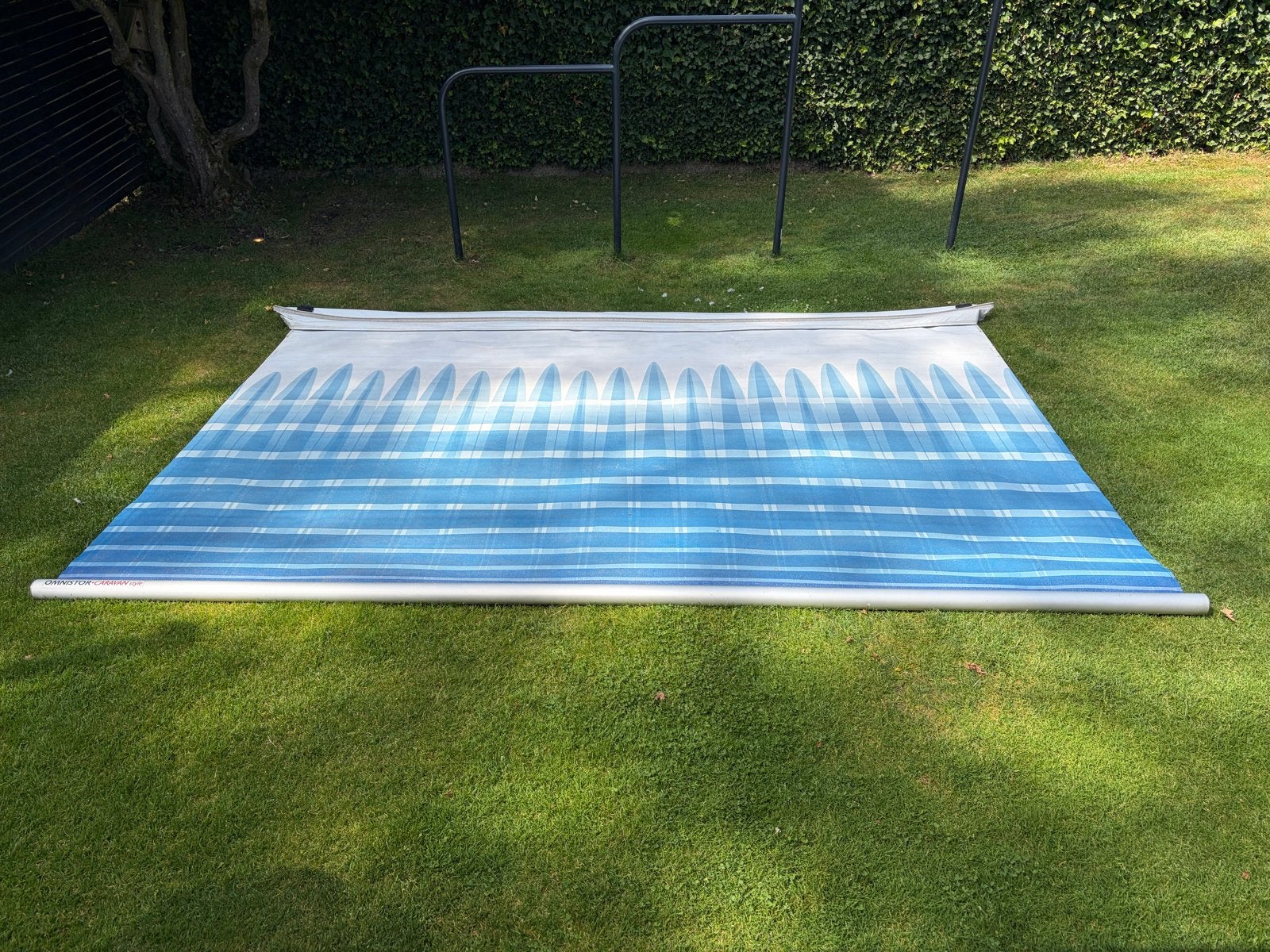 Thule Omnistor 1200 zakluifel breed 350 cm kleur blauw, Ophalen, Gebruikt