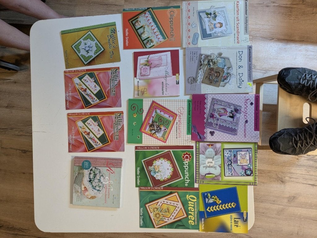 kaarten maken voorbeeld boekjes, Ophalen of Verzenden, Zo goed als nieuw, Overige thema's, Overige typen