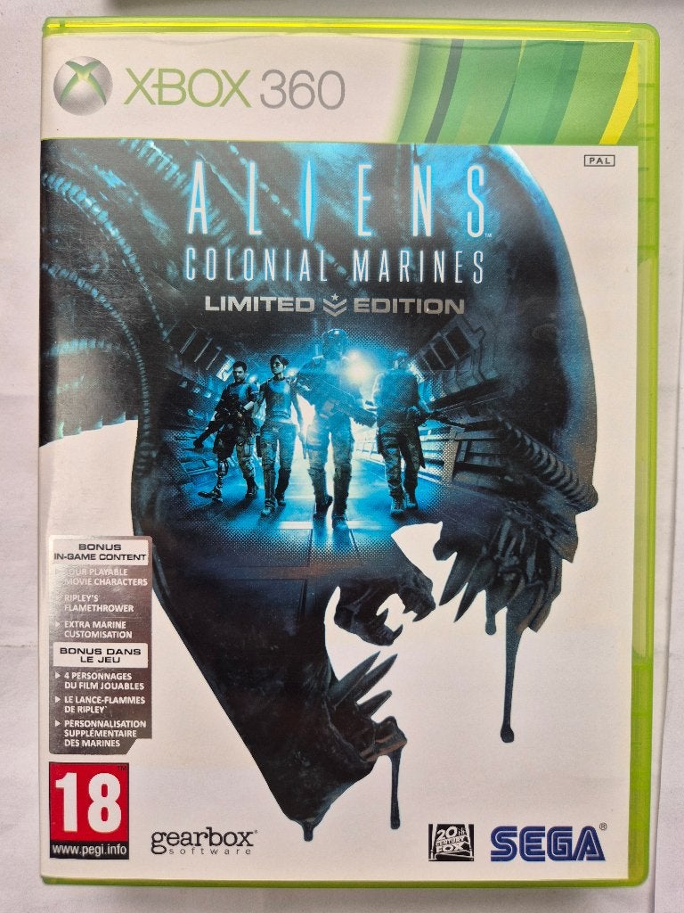 ALIENS colonial marines LIMITED EDITION, Gebruikt, 1 speler, Racen en Vliegen, Ophalen of Verzenden