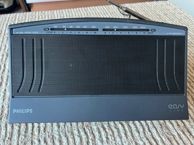 oude Philips radio, Ophalen