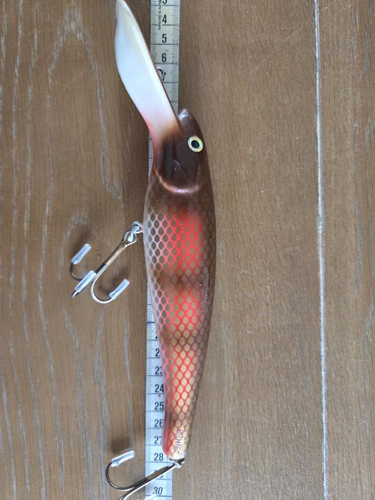 Musky Mania Ernie 9inch Red Horse, Ophalen of Verzenden, Zo goed als nieuw, Overige typen