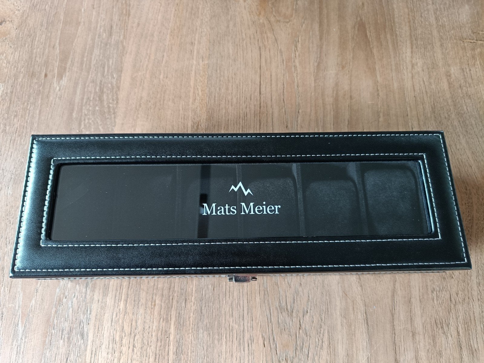 Nieuwe Mats Meier Horlogebox voor 6 horloges, Ophalen of Verzenden, Nieuw, Overige merken