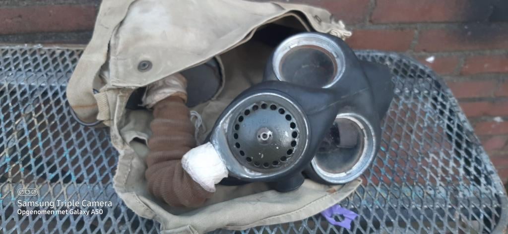 Engels gasmasker set 1941, Ophalen of Verzenden