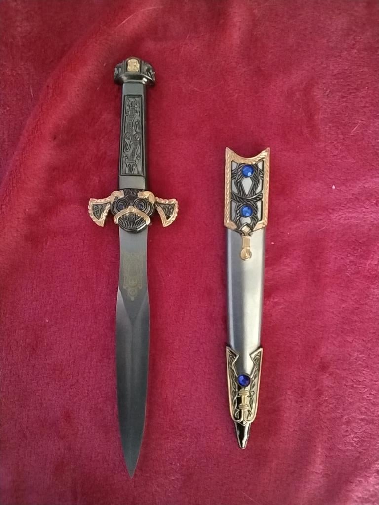 Decoratieve Dolk met Schede - Fantasy Stijl, Ophalen of Verzenden, Zo goed als nieuw