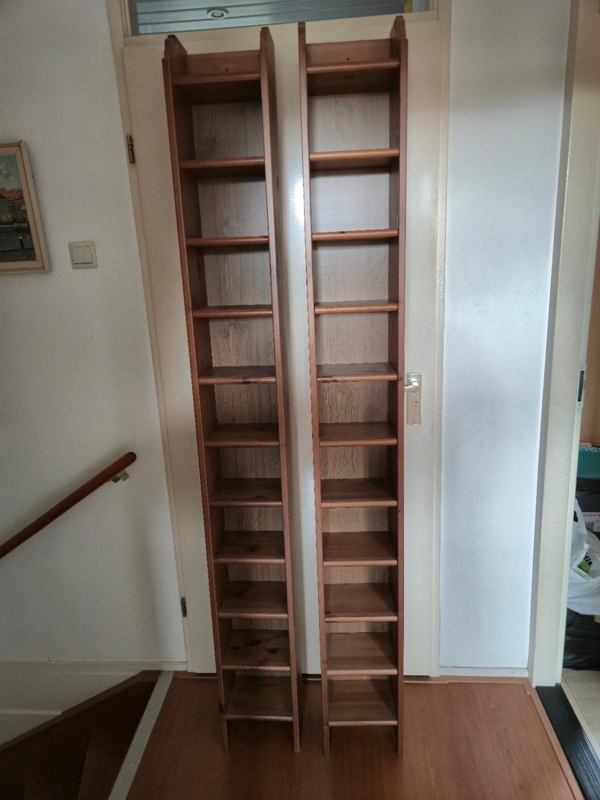 2 cd kasten en dvd kistje, Huis en Inrichting, Ophalen, Gebruikt, Hout, Cd's of Dvd's