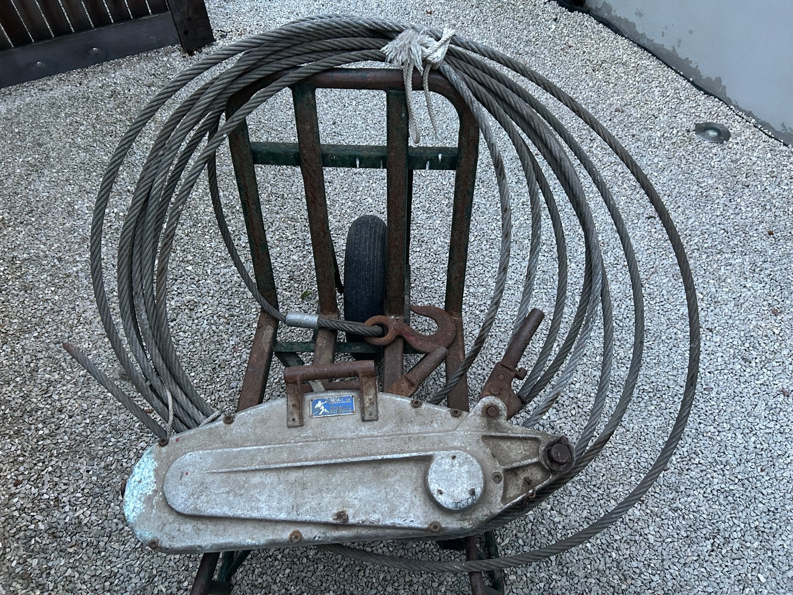 Tirfor, Ophalen, Gebruikt, Handmatig