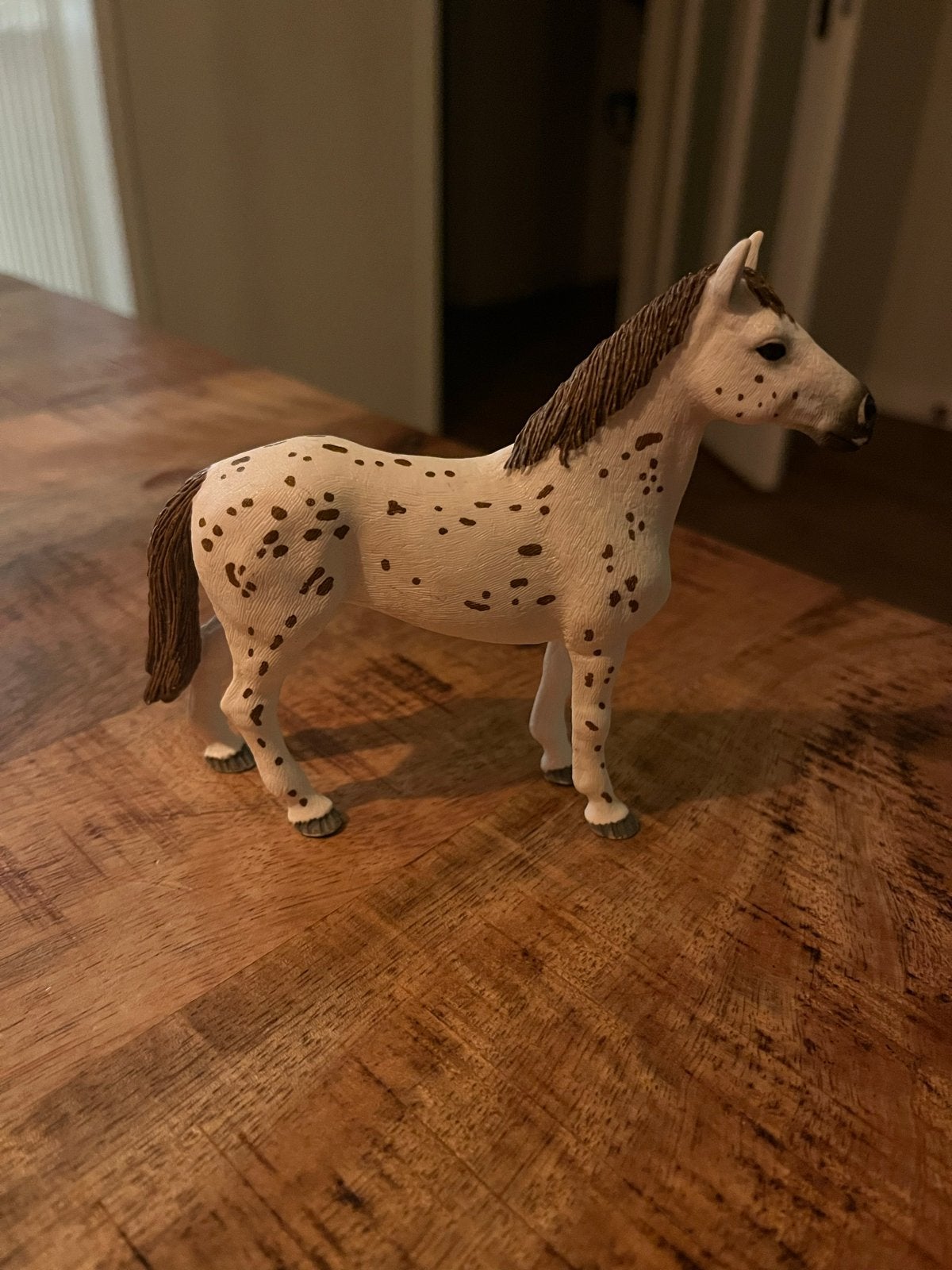Schleich paard Appaloosa merrie speelfiguur, Ophalen of Verzenden, Zo goed als nieuw, Jongen of Meisje