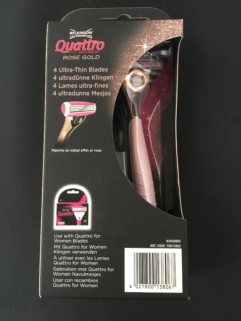 Wilkinson Quattro for women rose gold scheermes  (NIEUW), Ophalen of Verzenden, Nieuw, Overige typen