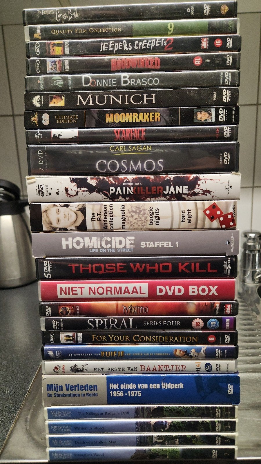 Grote collectie diverse DVD's - Films en series, Gebruikt, Vanaf 16 jaar, Nederlands, Ophalen of Verzenden