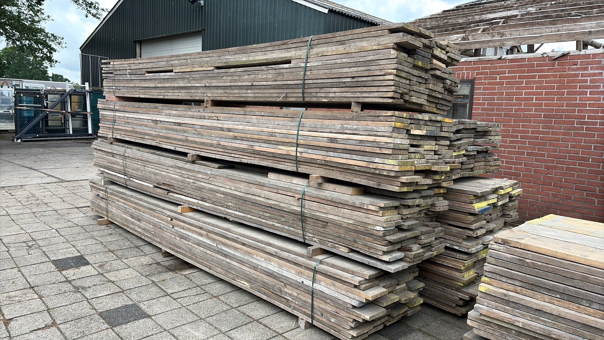 Steigerplanken, Doe-het-zelf en Verbouw, Hout en Planken, 25 tot 50 mm, Ophalen of Verzenden, Zo goed als nieuw, Plank