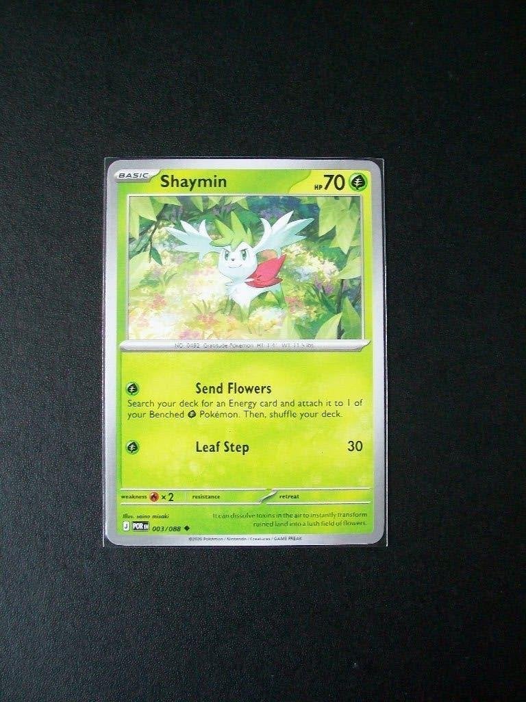 7101. Nieuwe Pokemon Kaart SHAYMIN HP 70 (003/088), Verzenden, Nieuw, Losse kaart