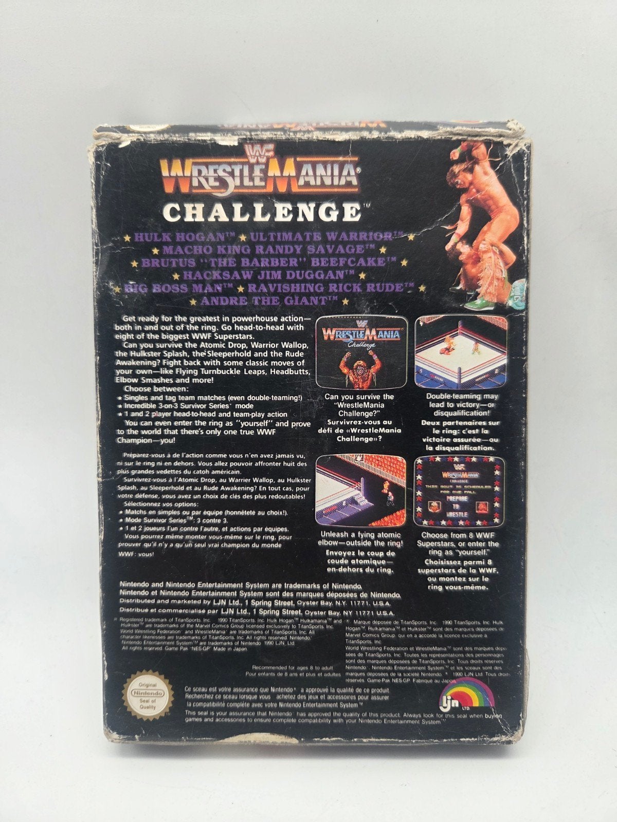 WWF Wrestlemania Challenge NES - Klassiek worstelspel, Gebruikt, Vechten, Eén computer, Ophalen of Verzenden