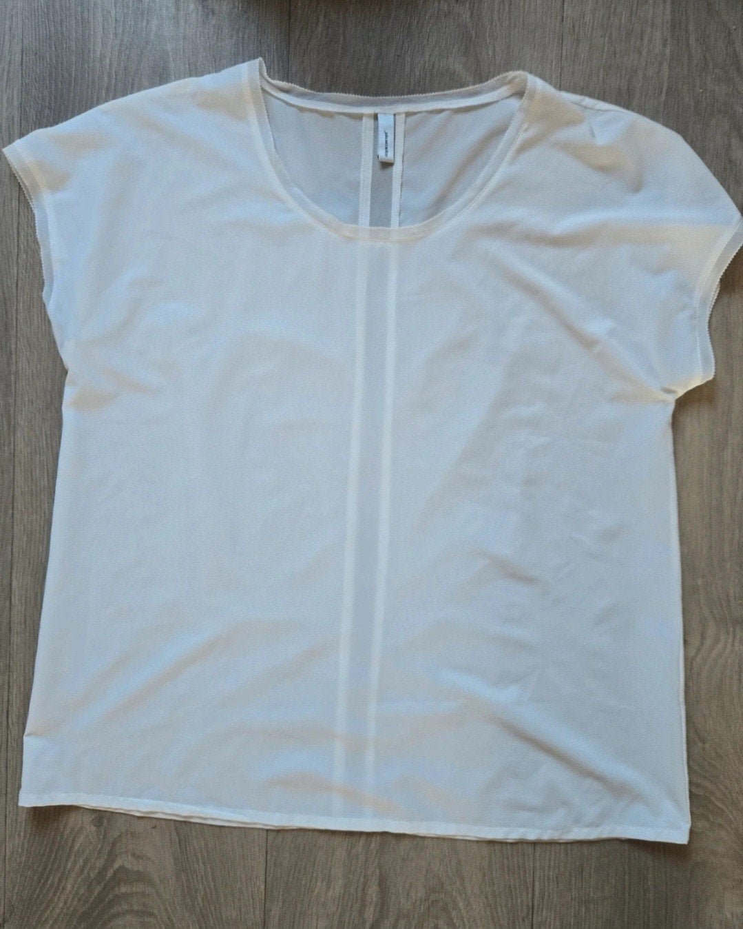 Soyaconcept licht doorschijnend topje, Soyaconcept, Wit, Maat 42/44 (L), Ophalen of Verzenden
