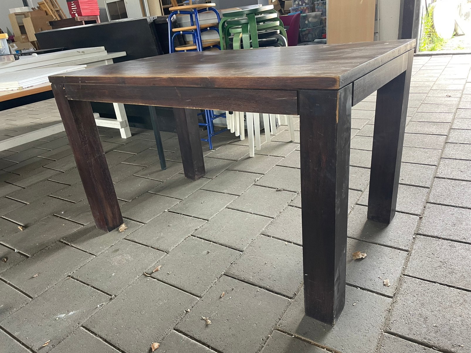 Cafétafel stamtafel, Ophalen
