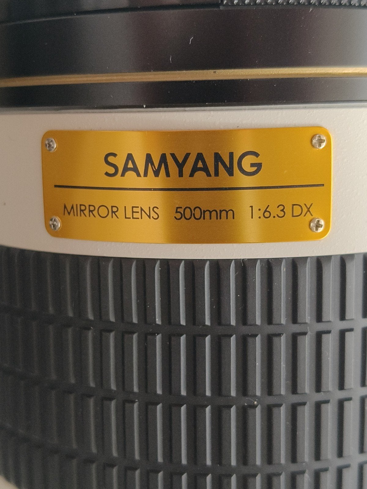 Samyang Mirror Lens 500mm 1:6.3 DX Telelens, Ophalen, Samyang, Beschermhoes/tas, Telelens