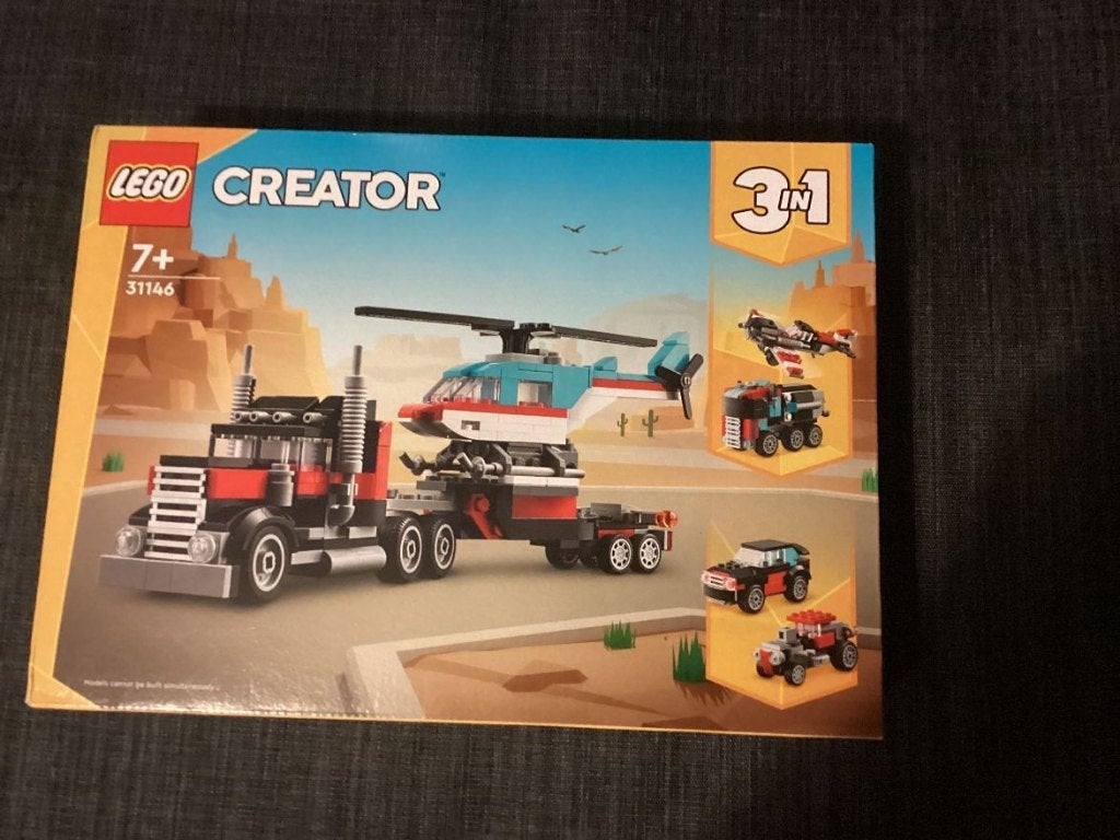 NIEUW Lego Creator Truck met helicopter (31146) 3 in 1, Lego, Nieuw, Ophalen of Verzenden, Ongeopend/sealed