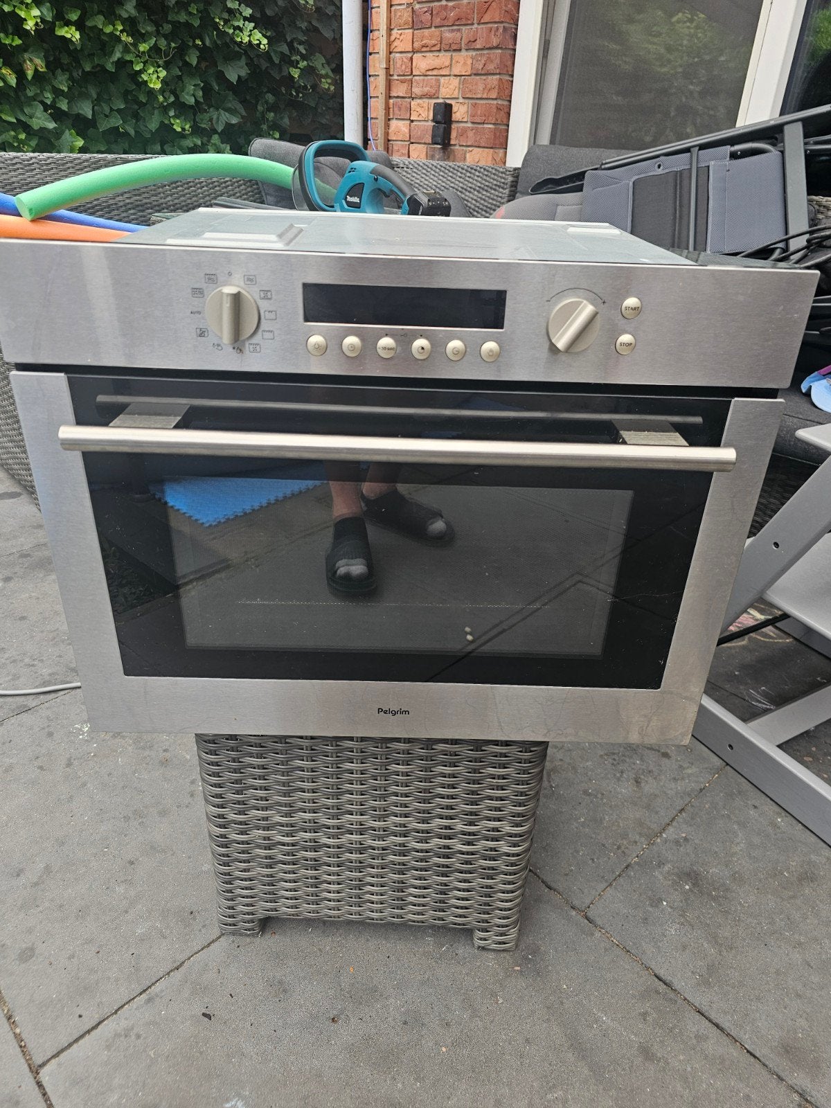 Pelgrim Combi-oven - Inbouw - Zilver, Witgoed en Apparatuur, Ovens, Ophalen, 45 tot 50 cm, Gebruikt, Pelgrim