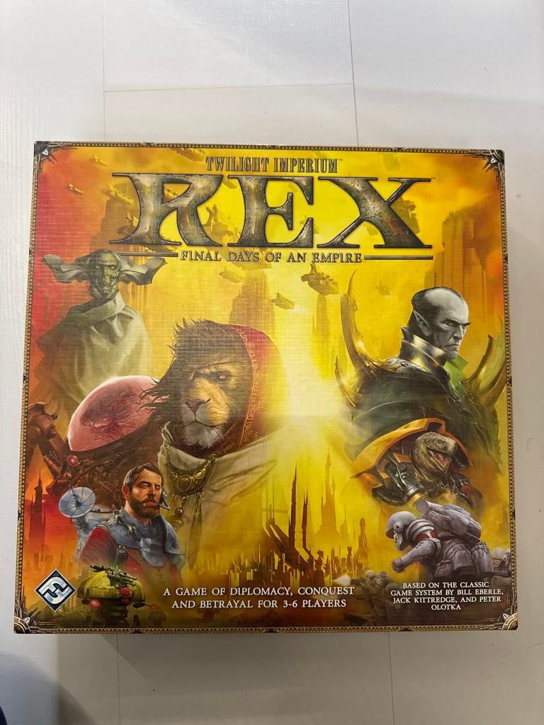 Twilight Imperium Rex: Final Days of an Empire, Hobby en Vrije tijd, Gezelschapsspellen | Bordspellen, Drie of vier spelers, Ophalen of Verzenden