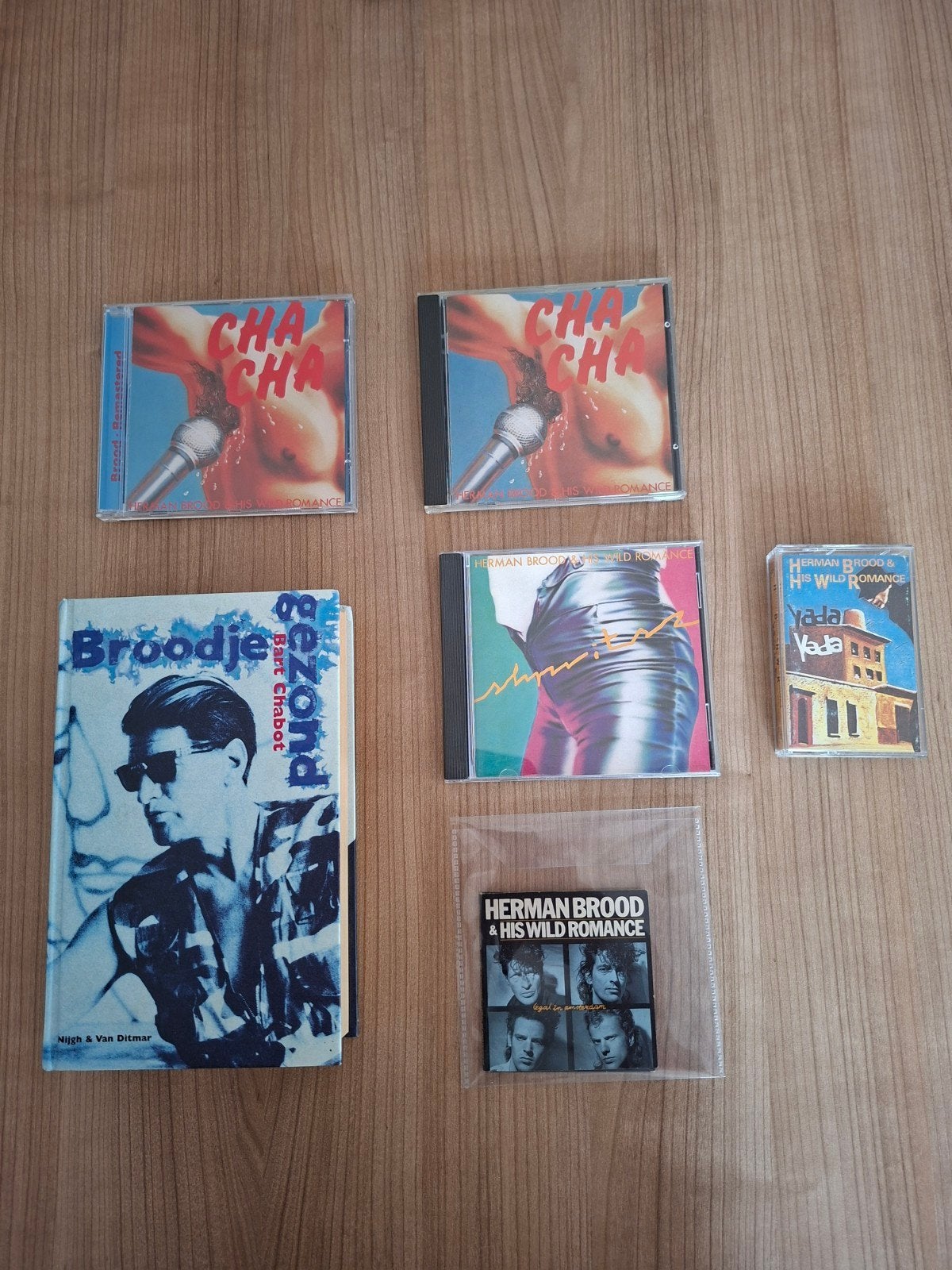 Herman Brood cassette boek cd's, Ophalen of Verzenden
