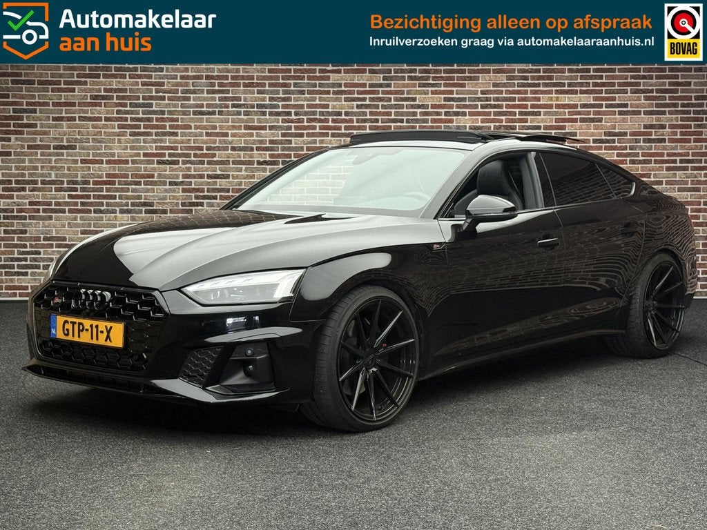 Audi A5 Limousine 3.0 TFSI S5 Panoramadak RS5 Uitlaat B&O Me, Automaat, Parkeerassistent, Gebruikt, Euro 6