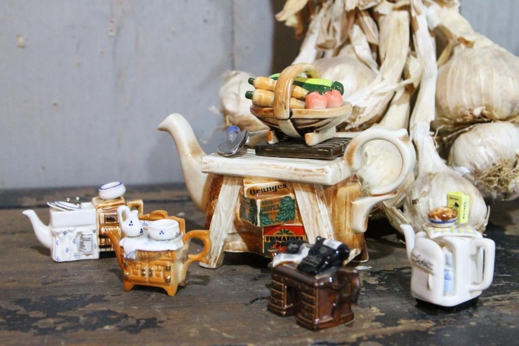 miniatuur Engelse thee potjes, Ophalen of Verzenden