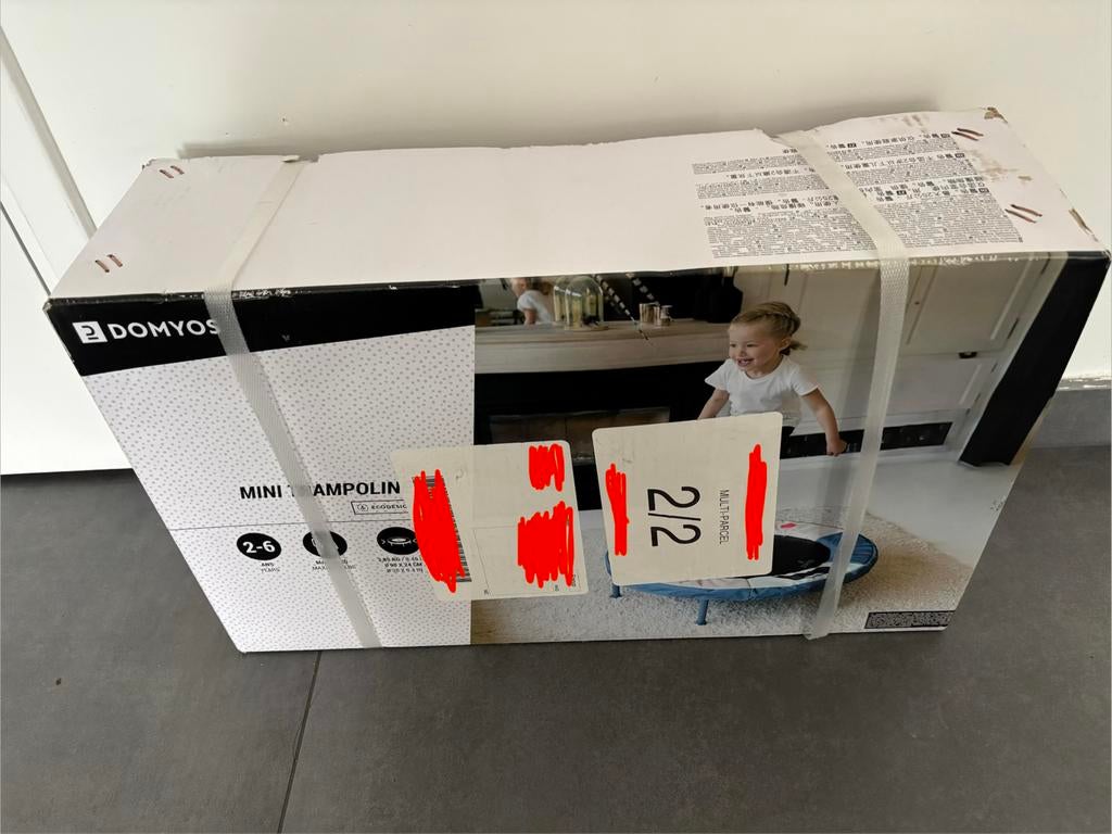 Domyos trampoline, Ophalen, Nieuw