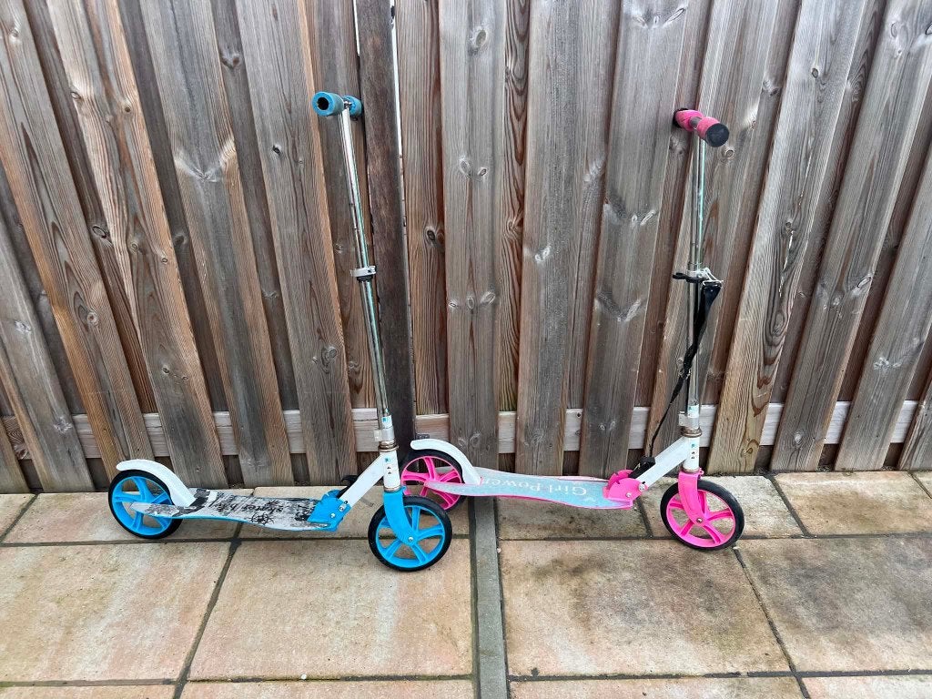 Opvouwbaar step, Fietsen en Brommers, Steps, Ophalen of Verzenden, Gebruikt, Gewone step, Onbekend