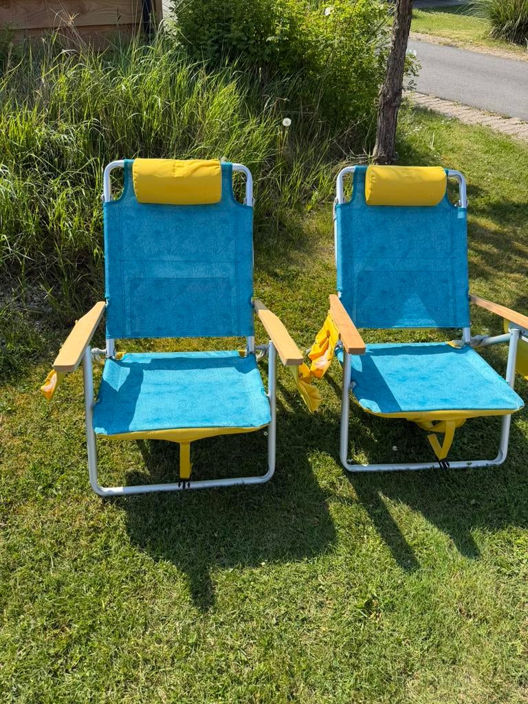 Te koop: ANWB strandstoeltjes, Ophalen, Zo goed als nieuw, Campingstoel