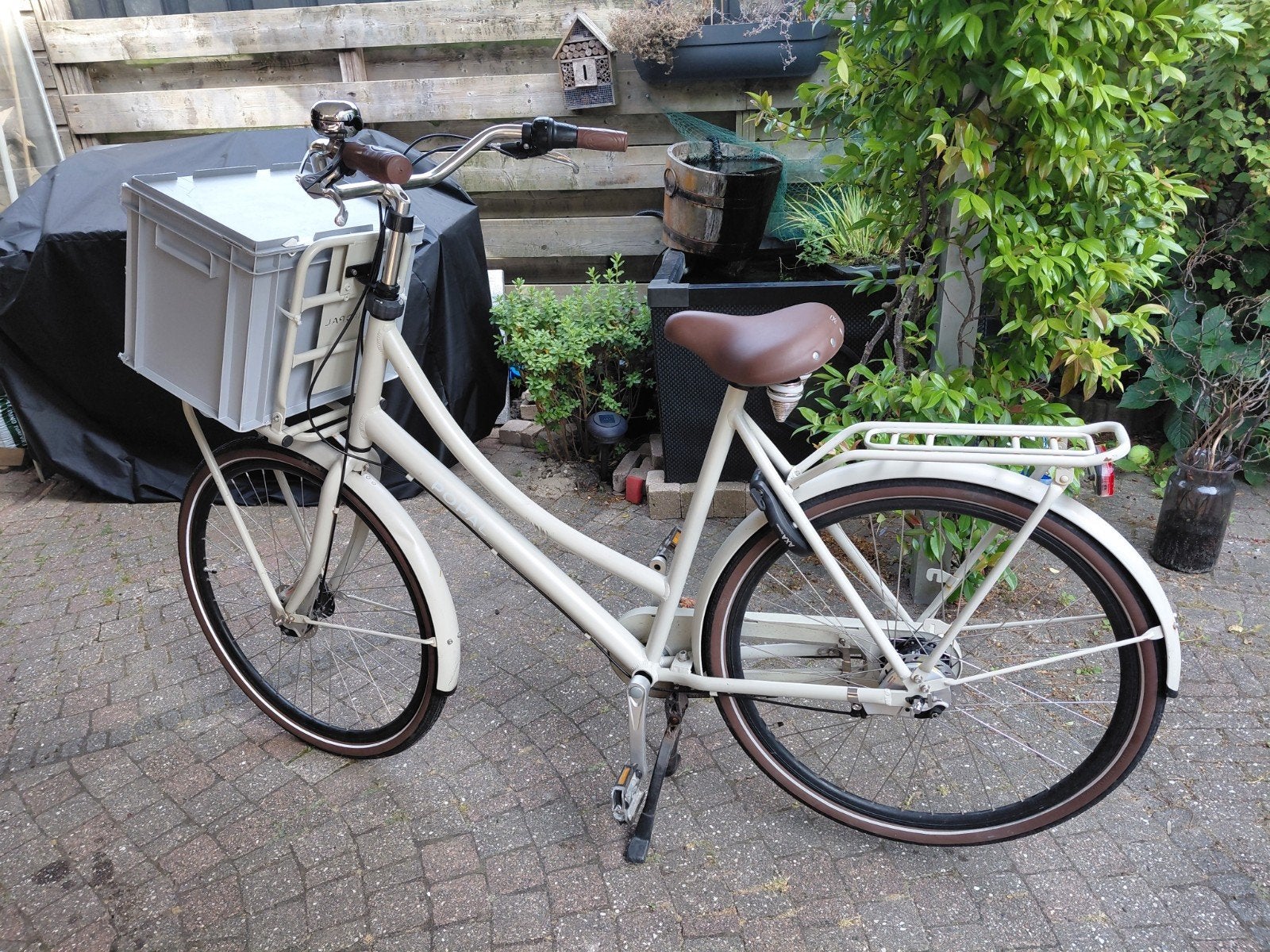 leuke meiden fiets, Fietsen en Brommers, Fietsen | Dames | Omafietsen, Ophalen, Gebruikt, Velgrem, Popal transport fiets