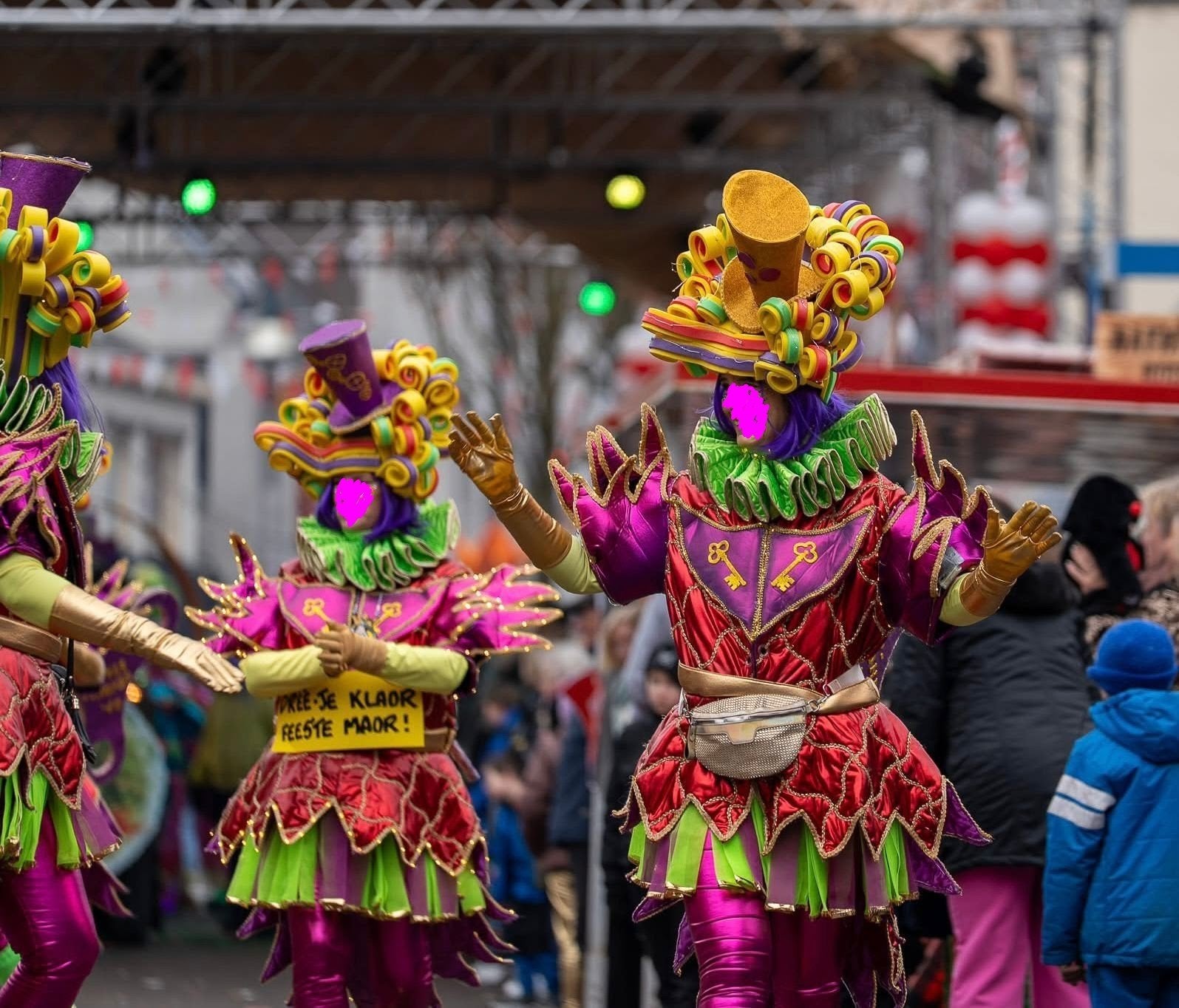 Schitterende loopgroep 6 tot 13 personen, Kleding | Dames, Carnavalskleding en Feestkleding, Ophalen, Gedragen, Carnaval, Kleding