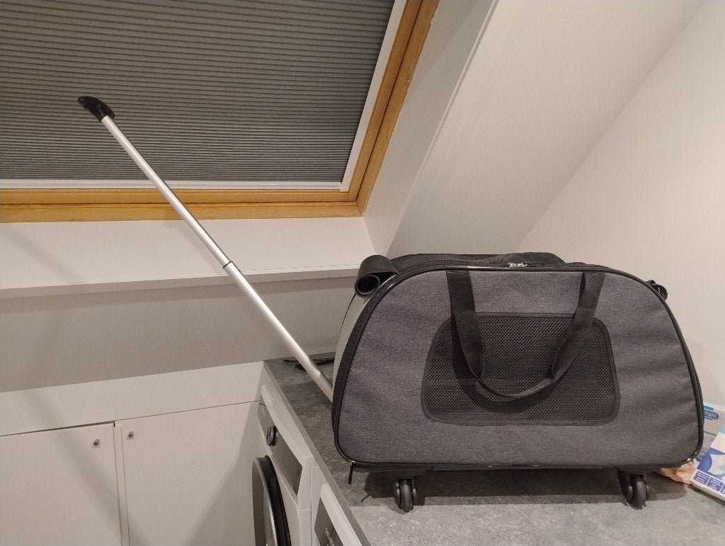 Trixie reismand/transportbox op wielen - pet cart, Ophalen, Gebruikt