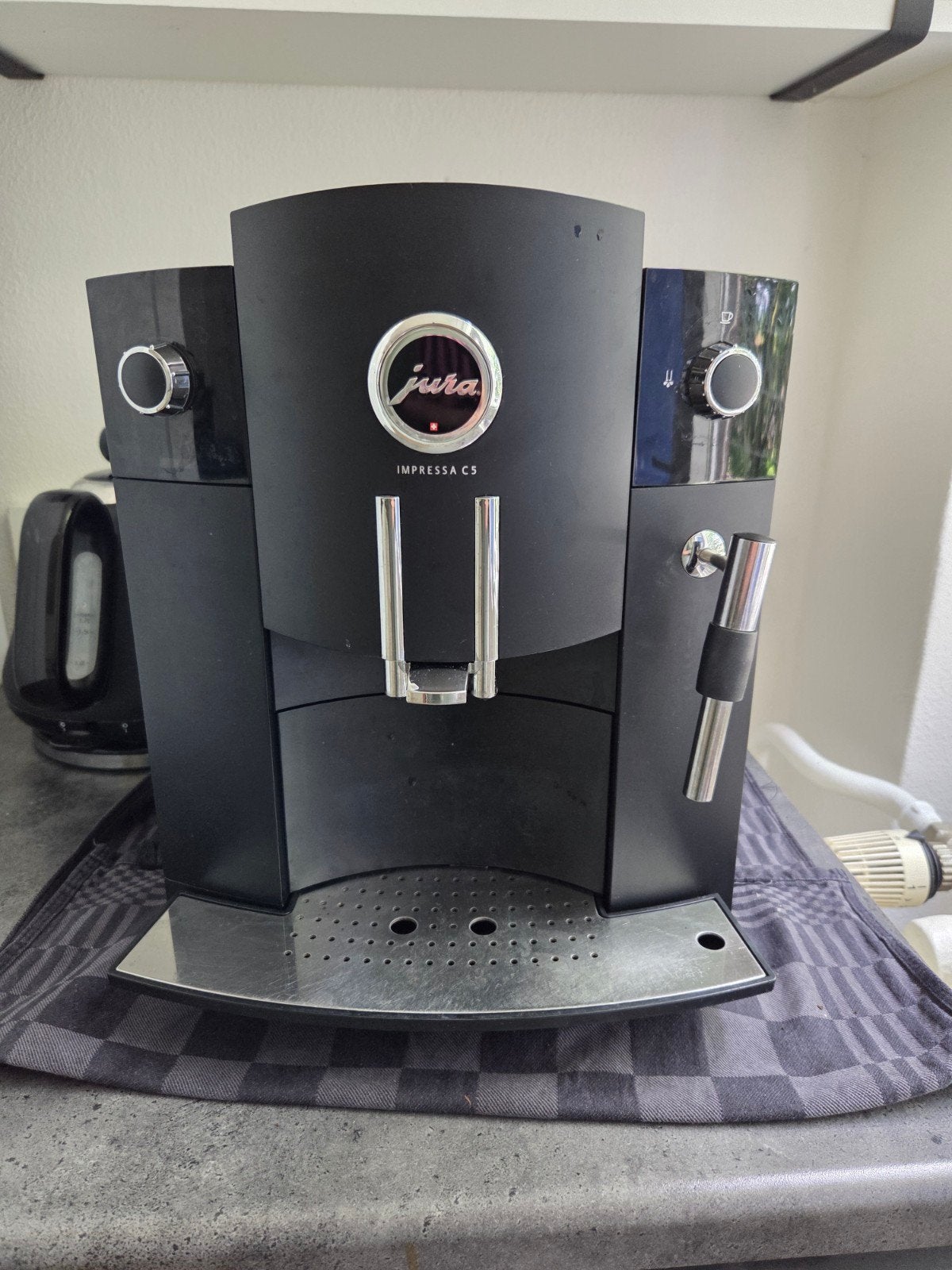 Jura Impressa C5 Koffiemachine - werkt momenteel niet, Ophalen, Koffiemachine, Koffiebonen, Niet werkend