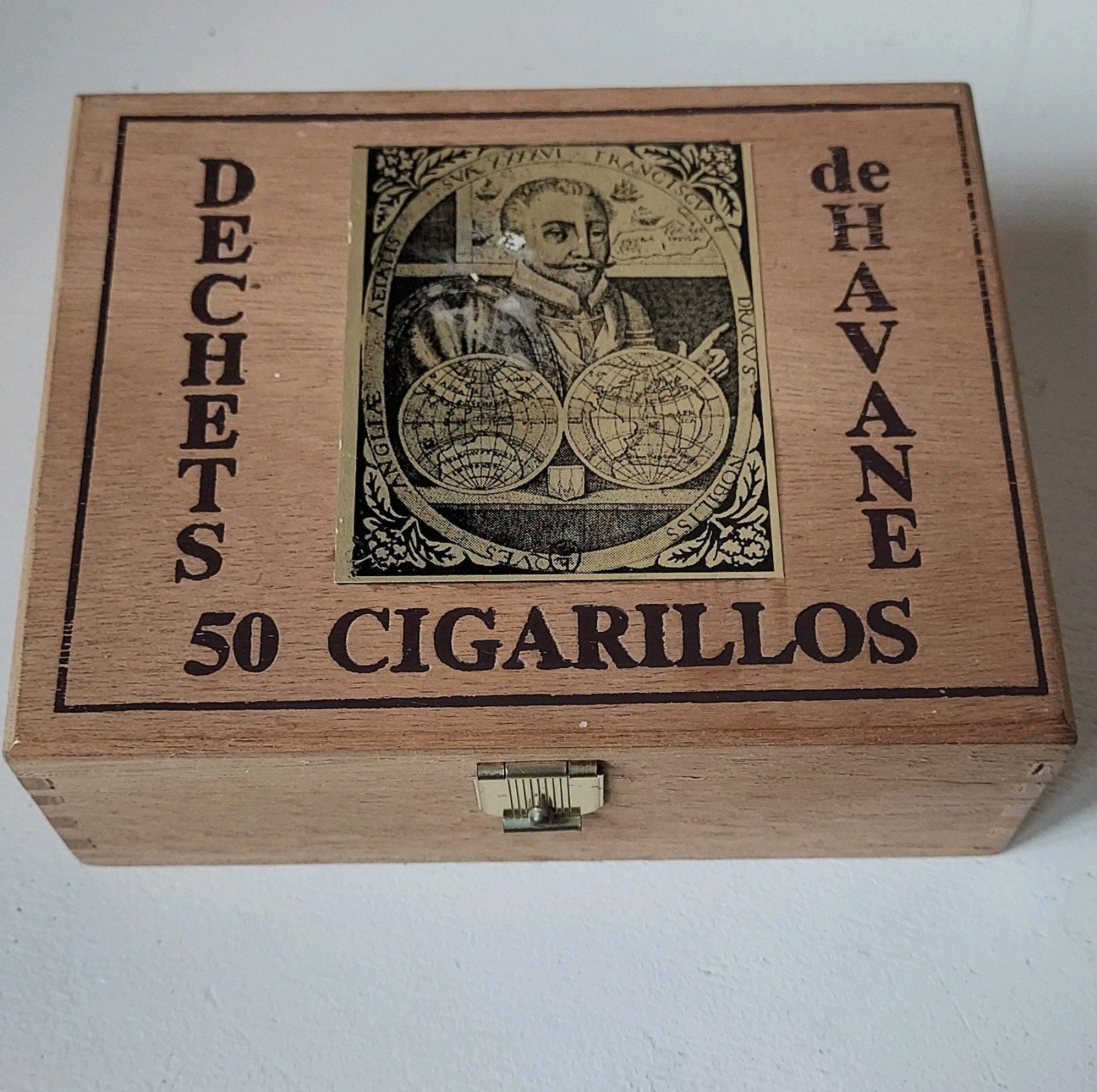 Vintage Houten Belfuma Sigarenkistje (ca. 1988) – Leeg, Ophalen of Verzenden, Gebruikt, Tabaksdoos of Verpakking