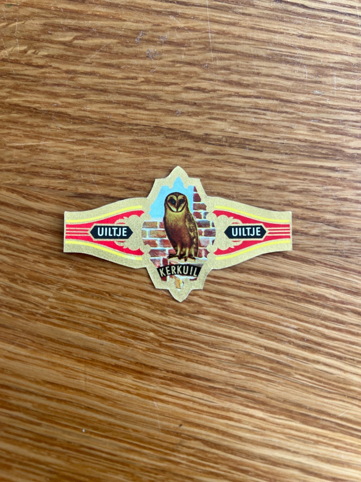 Vintage sigarenbandje Uiltje Kerkuil, Ophalen of Verzenden, Gebruikt