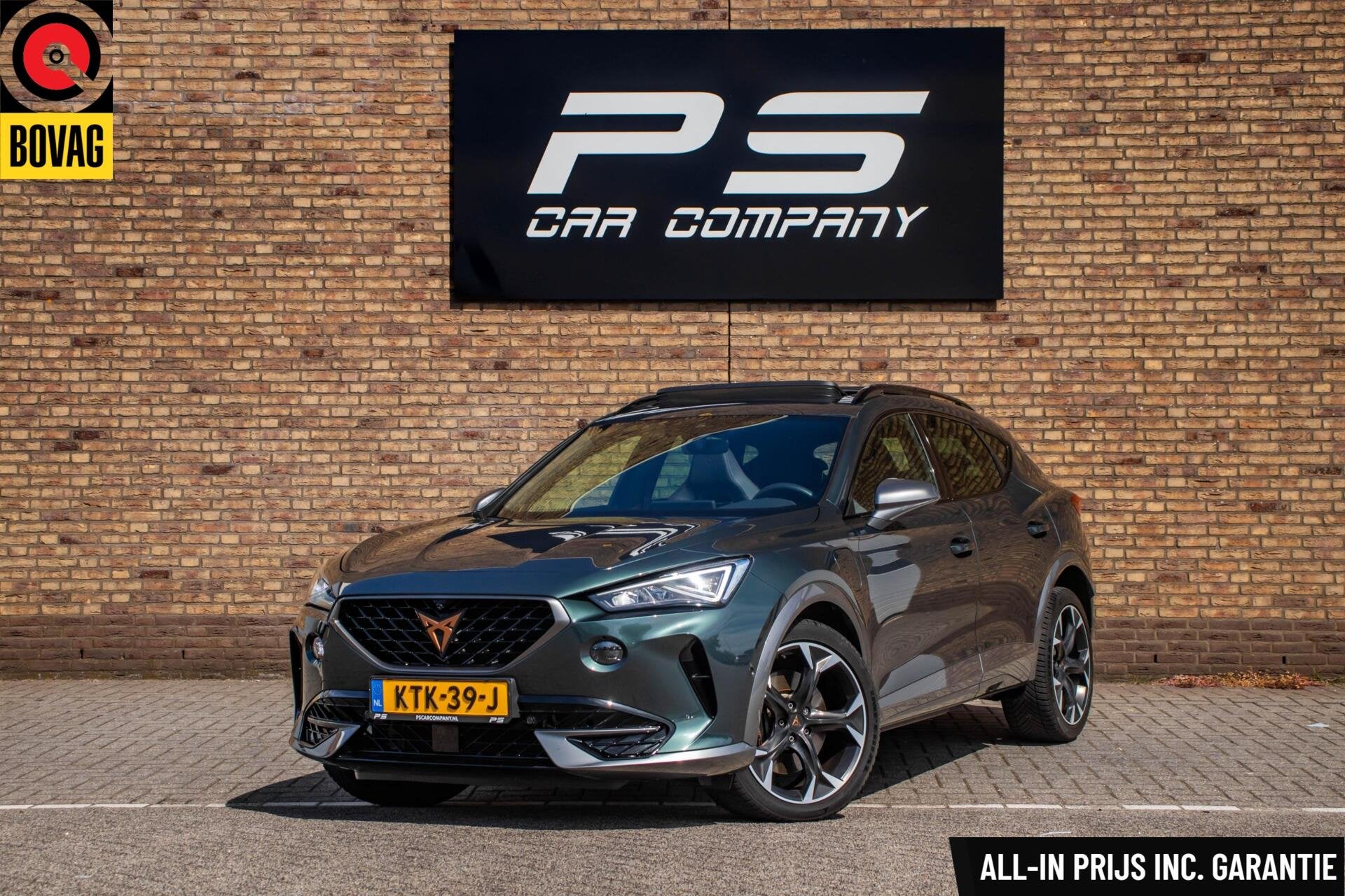 CUPRA Formentor 1.4 e-Hybrid VZ Performance, BTW, Pano, ACC, Auto's, Dealer onderhouden, Gebruikt, Zwart, 4 cilinders