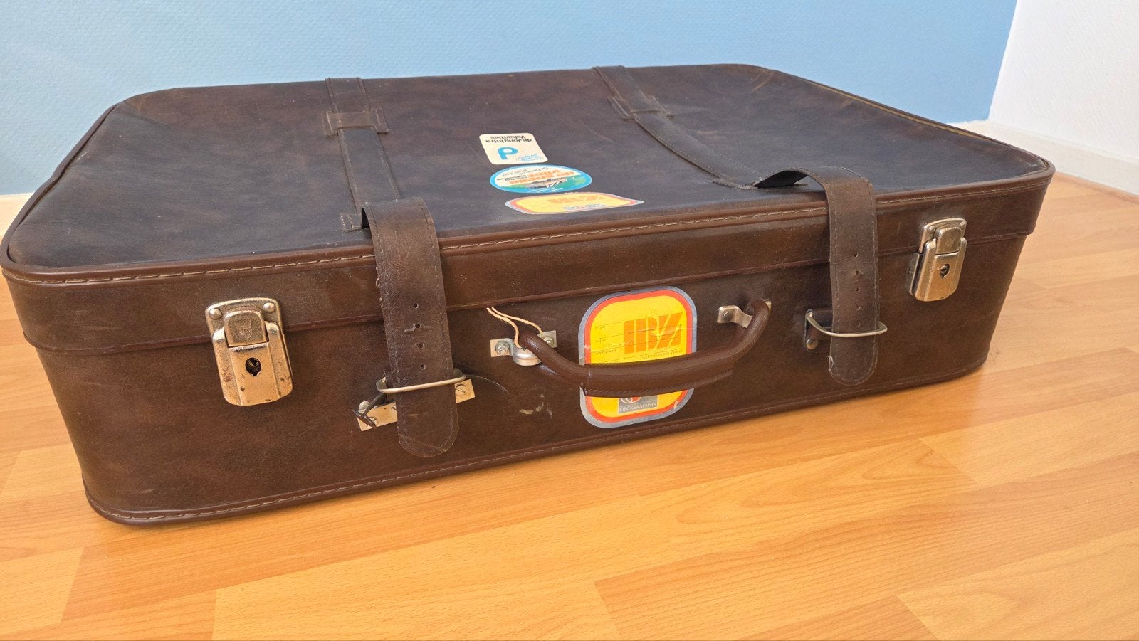 Vintage Leren Koffer, Ophalen
