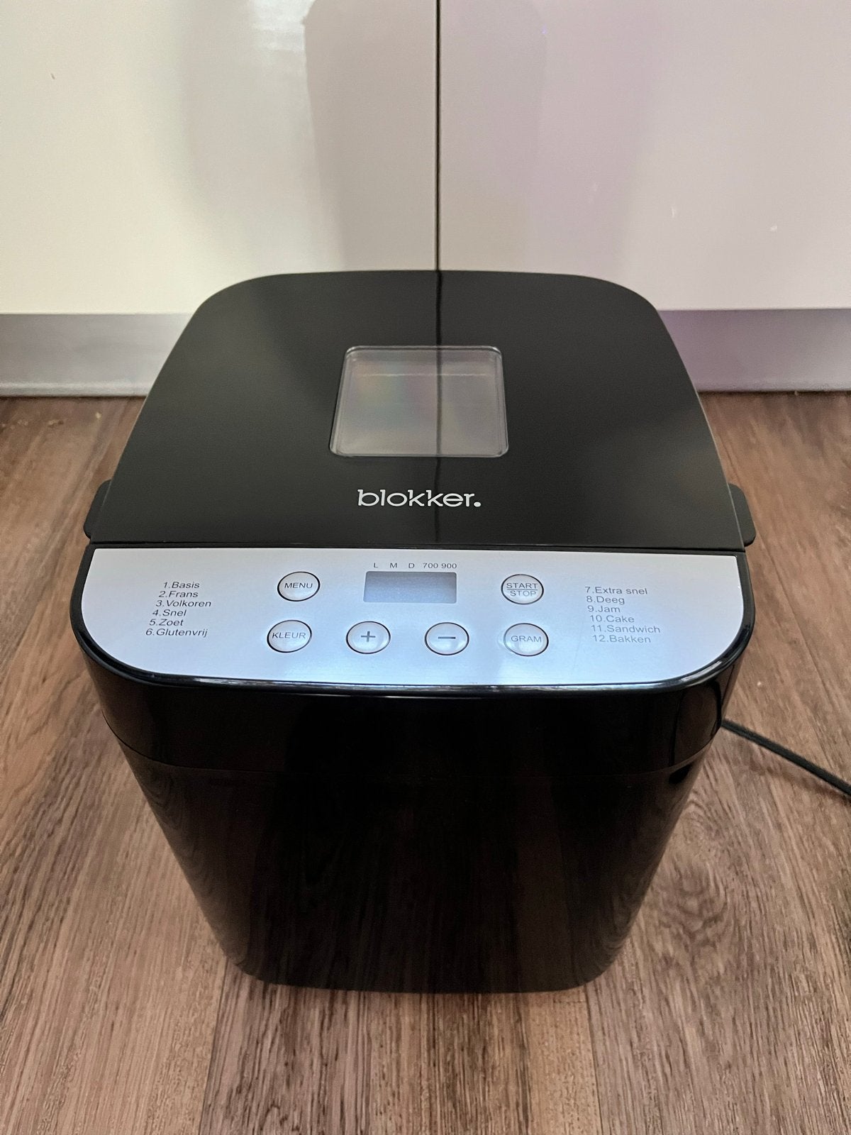 Blokker Broodbakmachine BL-90002 - Zo goed als nieuw, Witgoed en Apparatuur, Broodbakmachines, Met timer, Kijkvenster, Ophalen of Verzenden