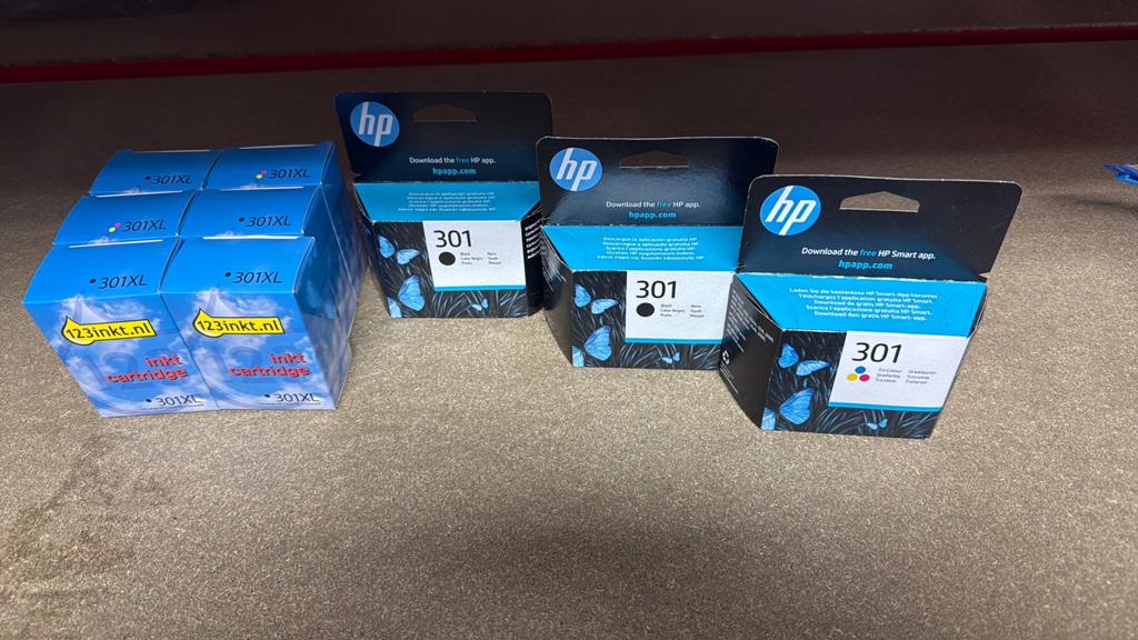 HP 301 originele zwarte inktcartridge, Computers en Software, Printerbenodigdheden, Ophalen of Verzenden, Nieuw, HP
