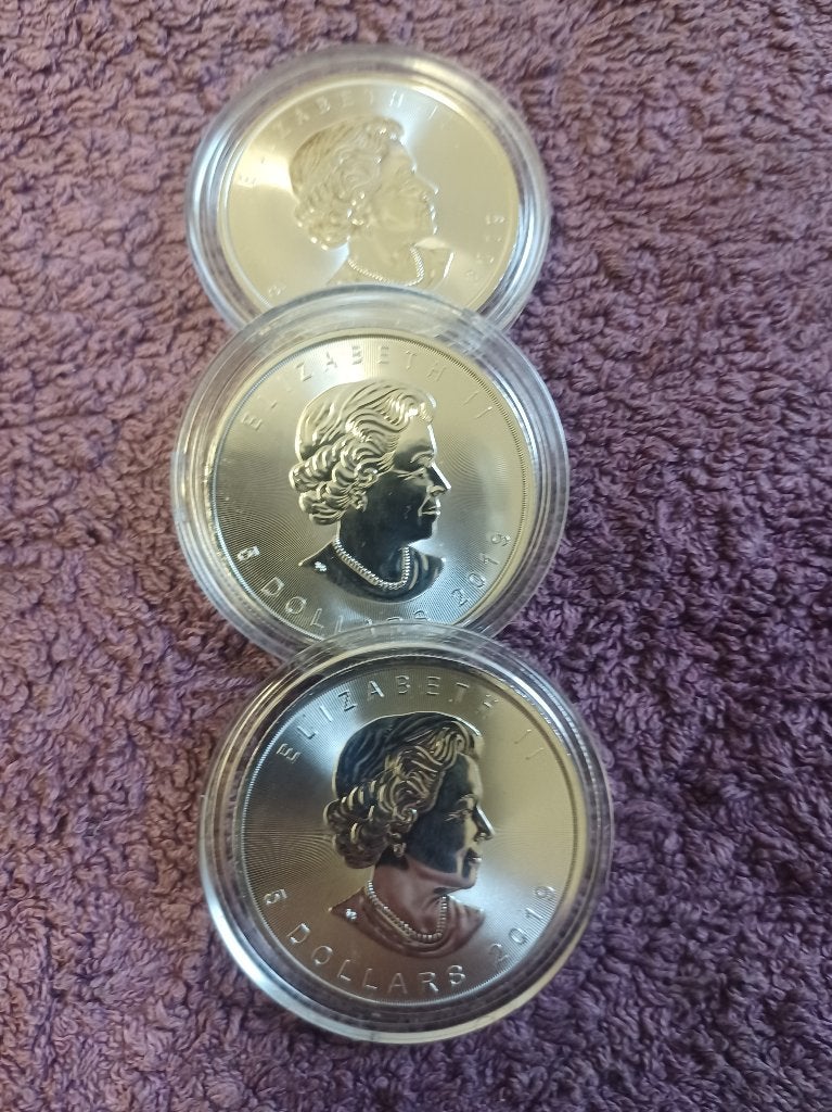 Zilveren Canada Maple Leaf 1 oz Munten 2019, Verzenden, Noord-Amerika, Zilver