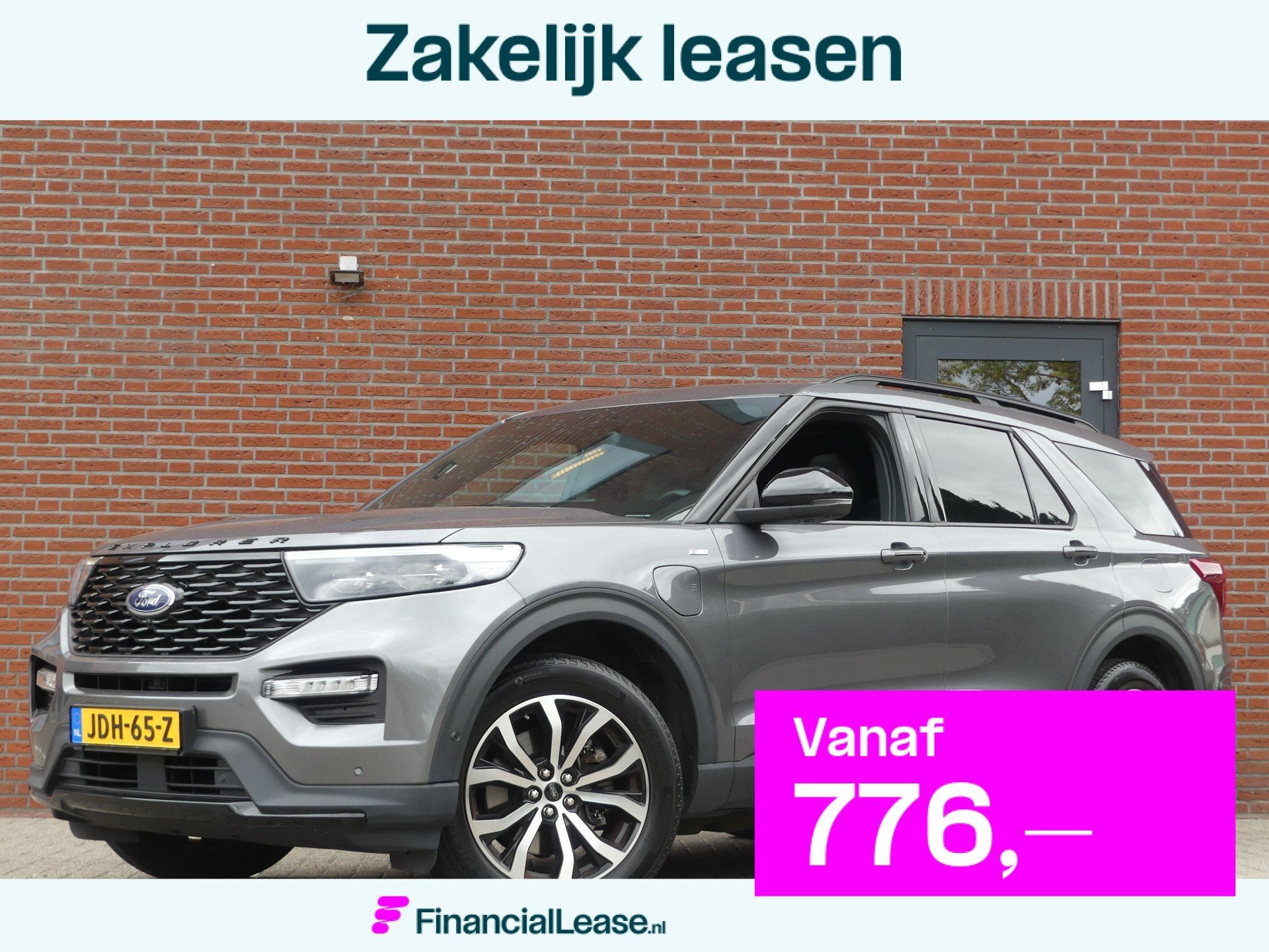 Ford Explorer 3.0 V6 EcoBoost PHEV ST-Line / 1e Eigenaar / D, Automaat, Dealer onderhouden, 2441 kg, Bedrijf