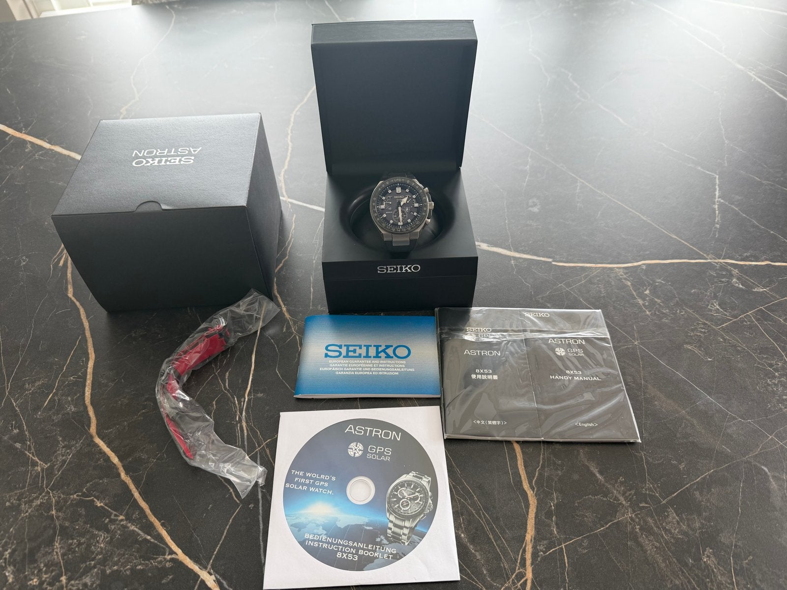 Seiko Astron GPS Solar Horloge, Ophalen, Polshorloge, Overige materialen, Zo goed als nieuw