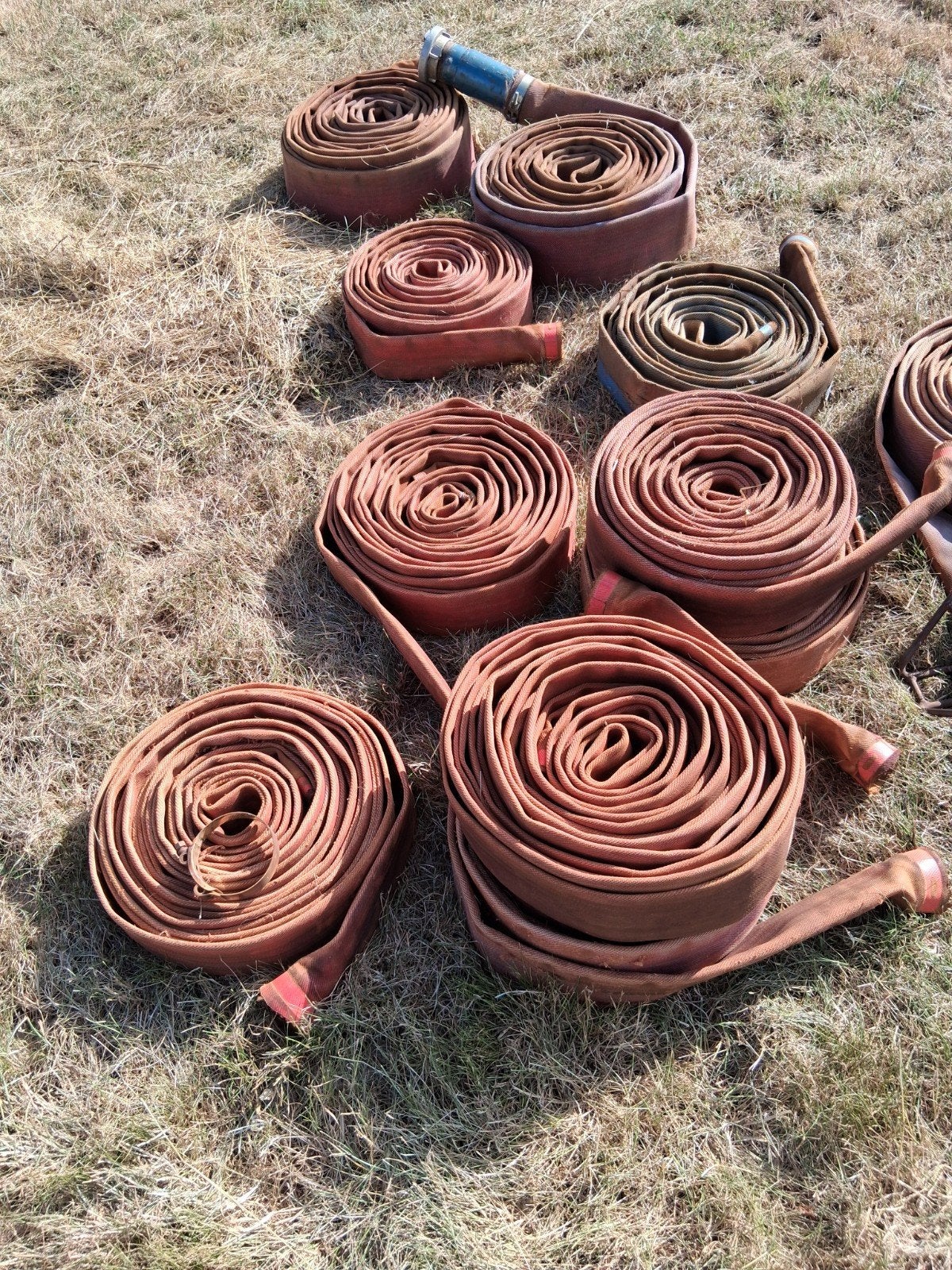 gebruikte  brandweerslangen  beregenings slangen, Ophalen, Gebruikt, Tuinslang