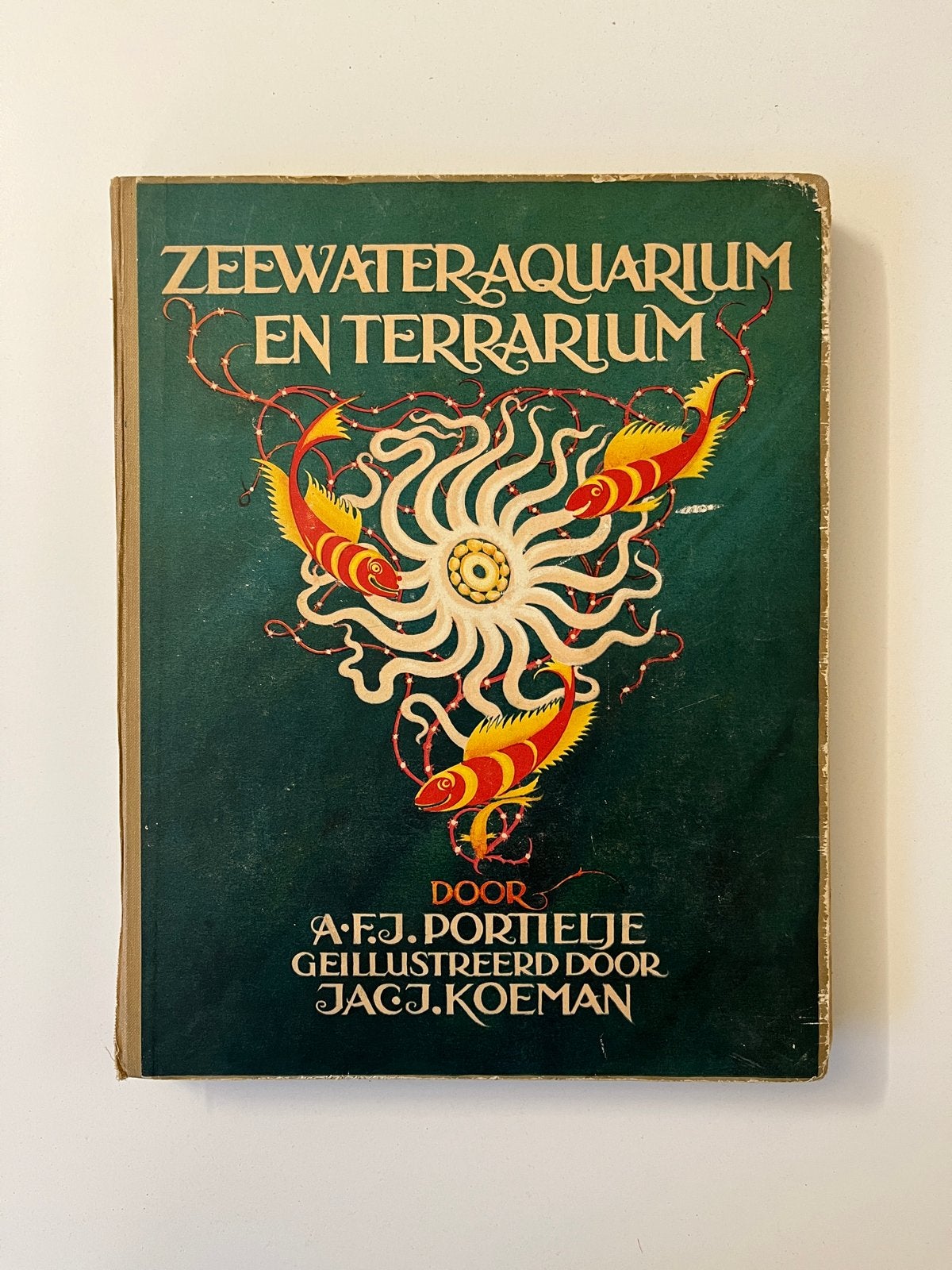 Zeewateraquarium en Terrarium (1930) - Verkade album, Antiek en Kunst, Ophalen of Verzenden